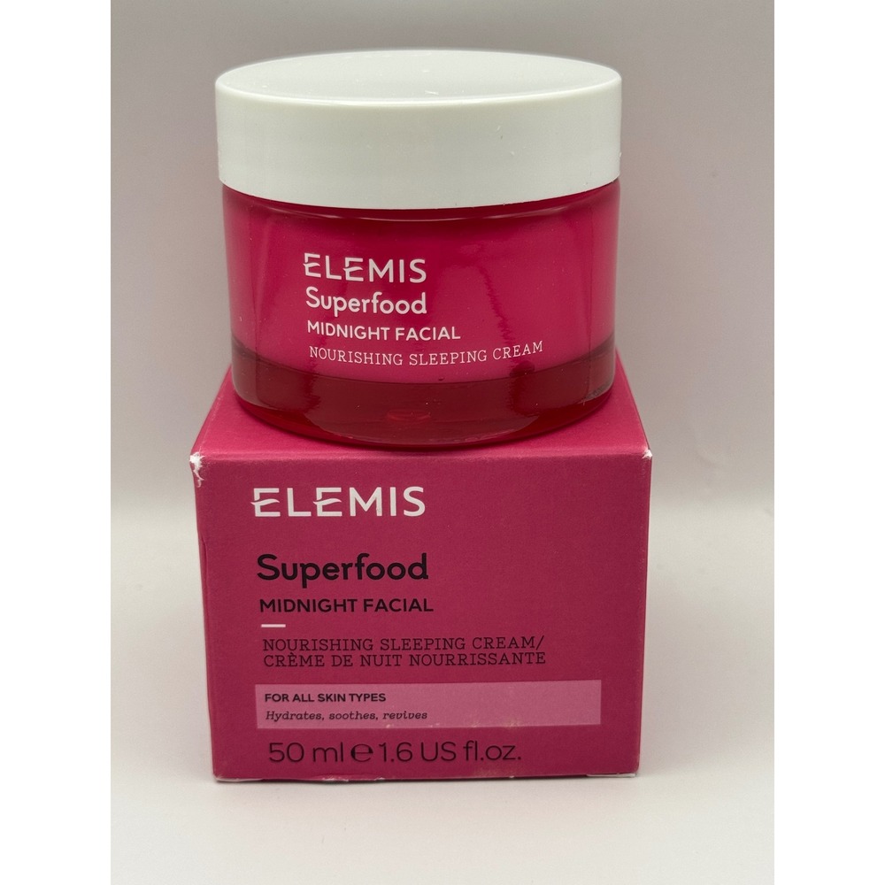 Elemis Superfood Midnight Facial Sleeping Cream Women 1.6oz Night Moisturizer